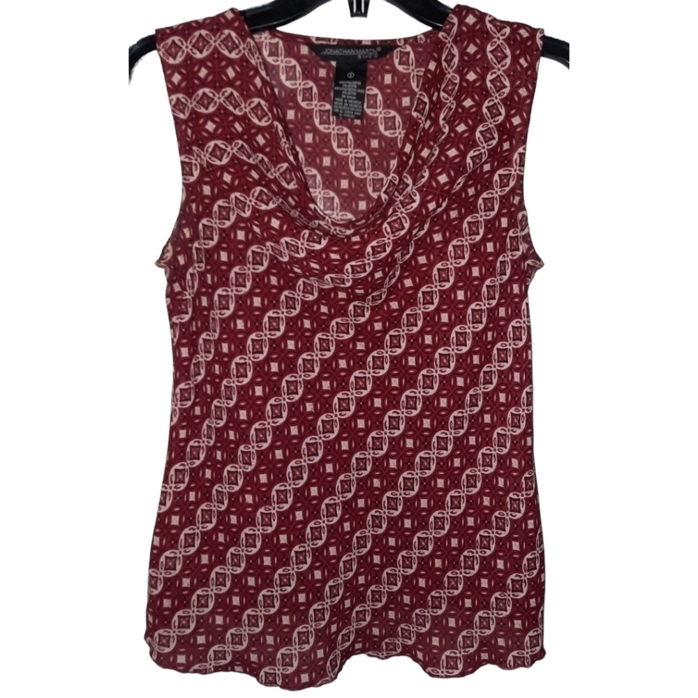 Jonathan Martin Studio Cowl Neck Blouse Small
